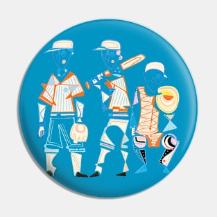 Old Timey Baseball Players Pin