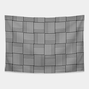 Design of braided rectangular geometrical shapes Tapestry