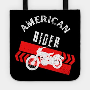 American Rider Motorcycle Vintage Biker Tote