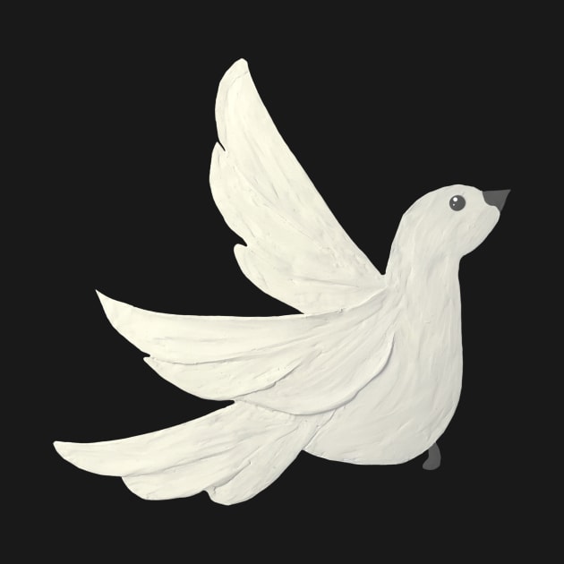 plasticine dove of peace and hope by nv-arty