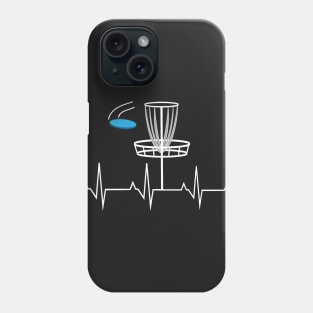 disco golf heartbeat Phone Case