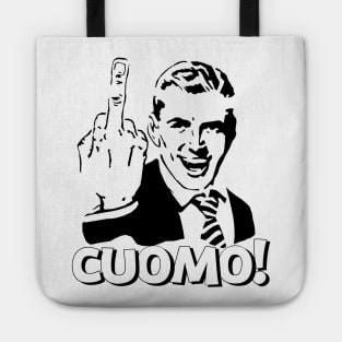 MIDDLE FINGER CUOMO POLITICALLY INCORRECT Tote