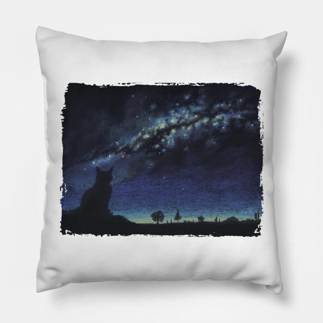 Night Watcher Pillow by GrayArea