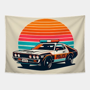 Police car Tapestry