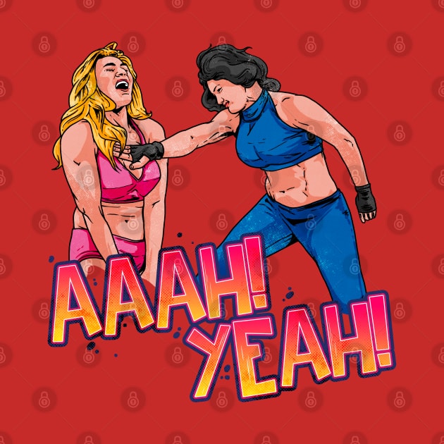 ahh yeah women fight by mas gondrong