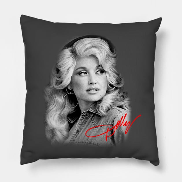 Dolly Parton Pillow by 369minds