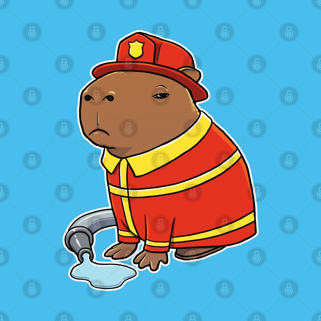 Capybara Firefighter costume by capydays