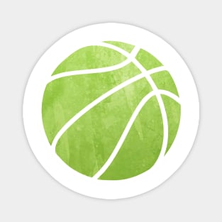 Basketball Green Magnet