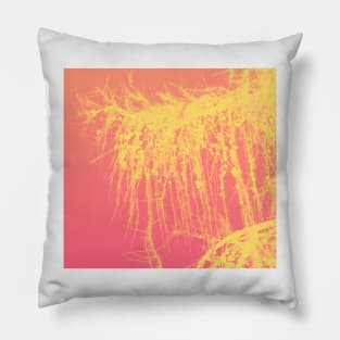 Negative colour tree Pillow