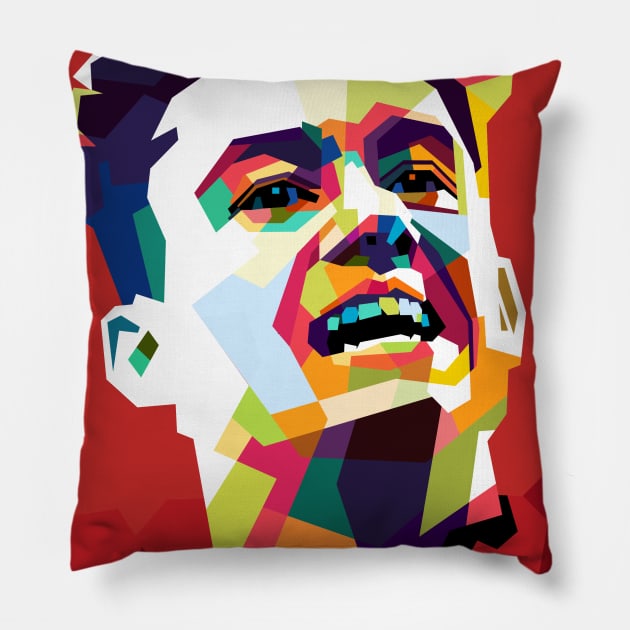 Daniel James WPAP Pillow by awangwidyatama