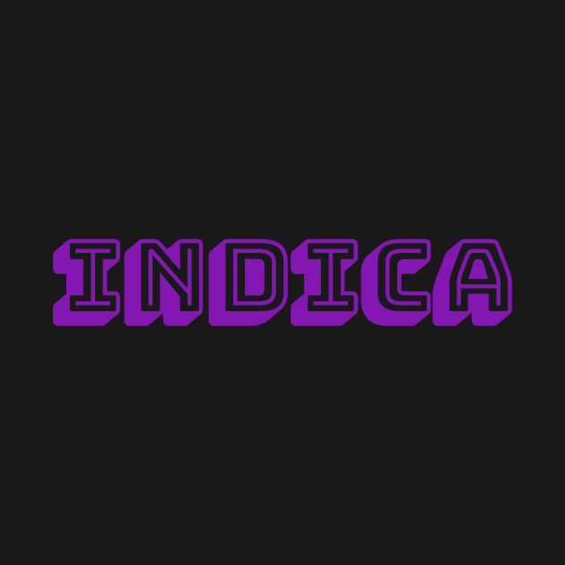 Indica Strains T-Shirt and Apparel for Stoners and Cannabis Smokers by PowderShot