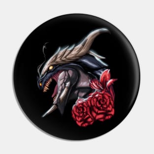 Broken Tusk - Evil Black Dragon Pin