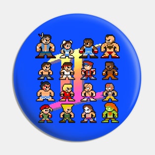 8bit Super Street Fighter II Pin