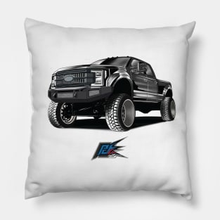 ford f250 hd truck black Pillow