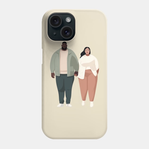 Plus size couple Phone Case by hnueng111