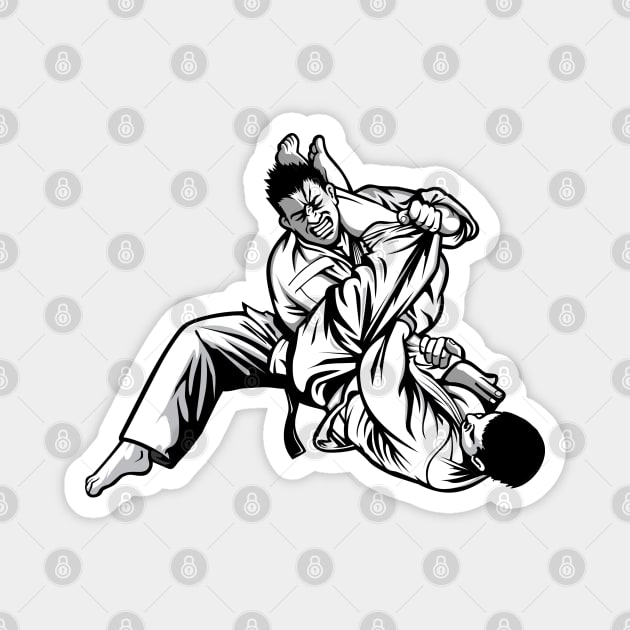 Jiu Jitsu Magnet by TambuStore