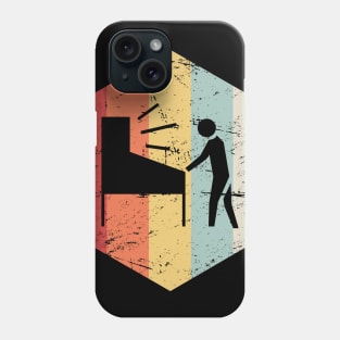 Retro Vintage Pinball Player Icon Phone Case