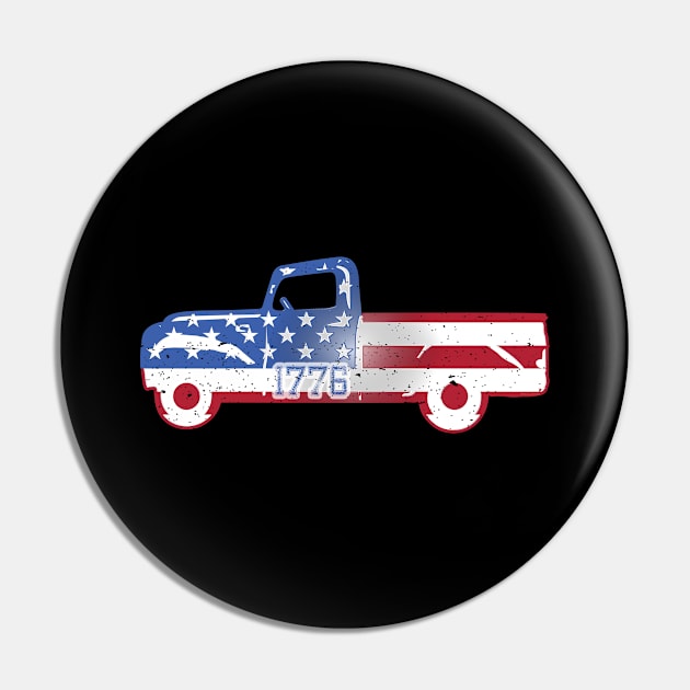 American Flag Truck 4th of July Truck design Pin by merchlovers