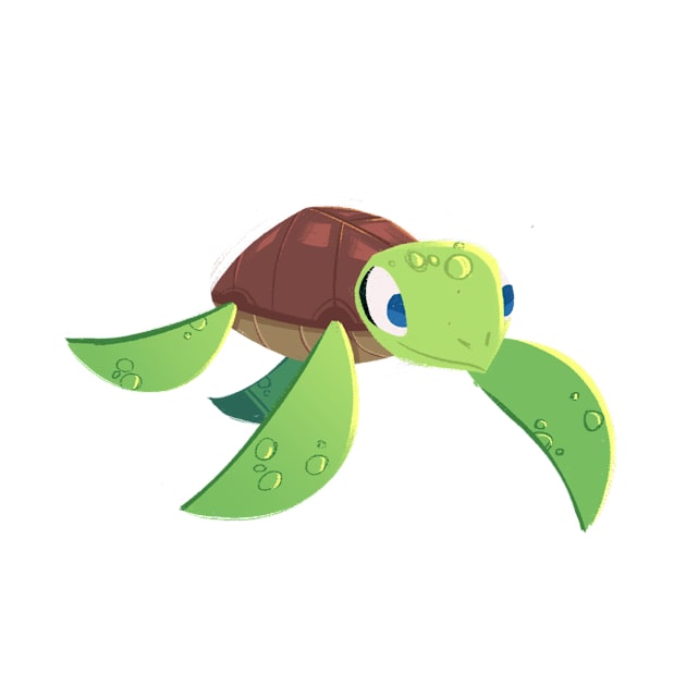 turtle friend by Polygonal Mess