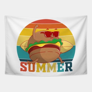 Summer Burger Tapestry