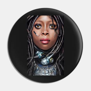 Erykah Badu Digital Graphic Pin