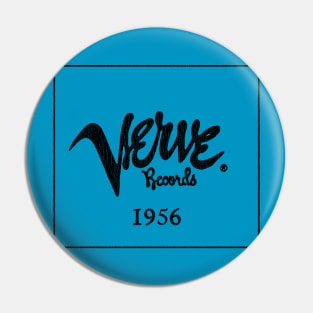 Black Verve Records 1956 Pin