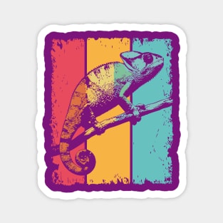 Colorful Chameleon Pop Art for Kids and Toddlers Magnet