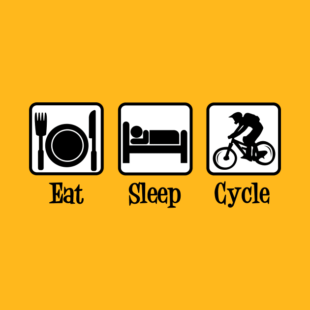 Eat Sleep Cycle by epiclovedesigns