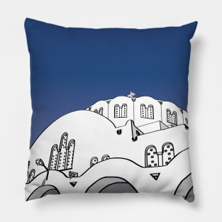 SANTORINI BLUE GALLERY Pillow