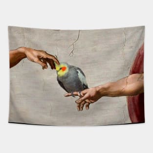 scritch the cockatiel Tapestry