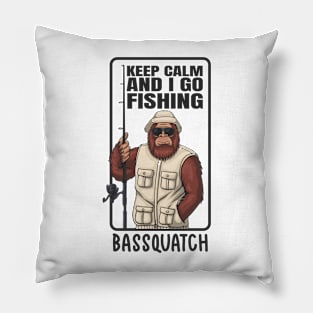 Keep calm and I go Fishing Pillow