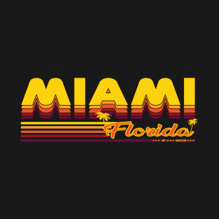 Miami In The Florida Design T-Shirt
