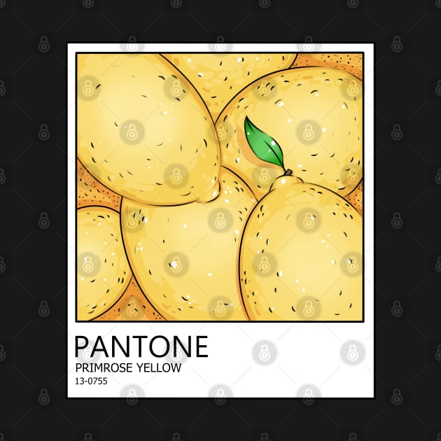 PANTONE color. primrose yellow lemons by 2dsandy