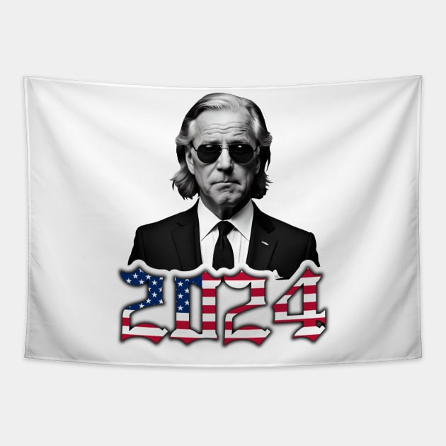 BIDEN 2024 'Merica Tapestry by MAR-A-LAGO RAIDERS