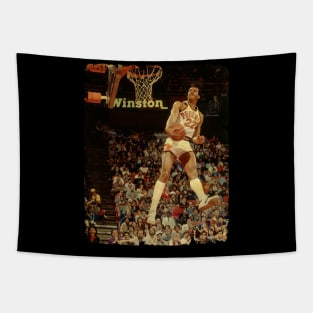 Larry Nance - Vintage Design Of Basketball Tapestry