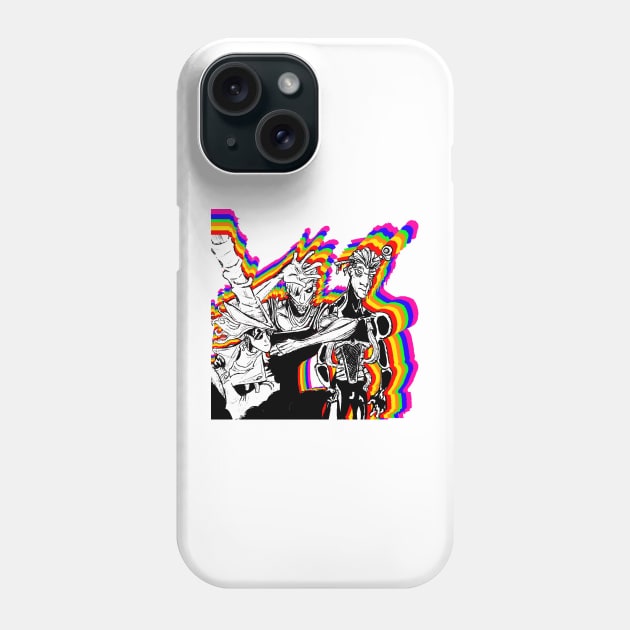 Mutli Colored Poser Phone Case by no_shmel