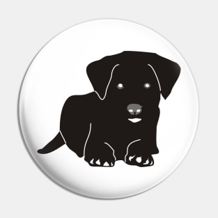 Dog Line Art Drawing Pin