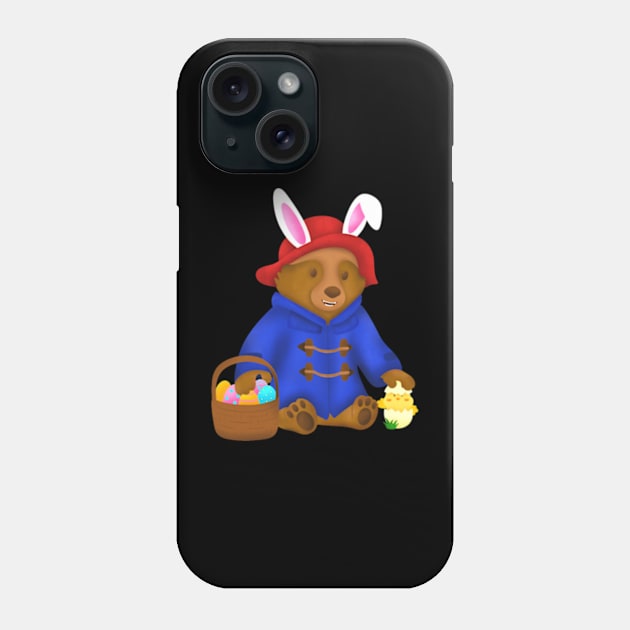 Easter Bunny Paddington Bear Phone Case by AmaniZelaya