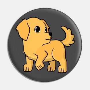 Golden Retriever Pin