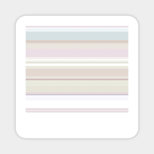 Pretty Stripe Pastels Sands of Time Magnet