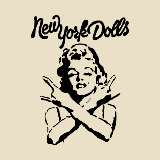 New york dolls line art T-Shirt