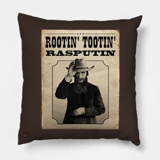 Rootin' Tootin' Rasputin Cowboy Poster Pillow