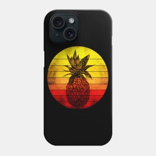 vintage pineapple Aloha Beaches Hawaii retro tshirt. Phone Case