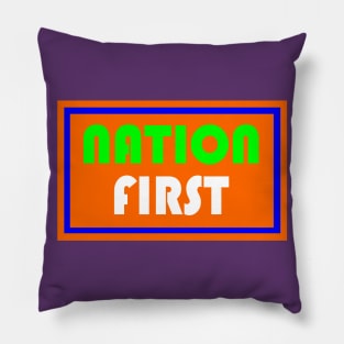 Nation First Pillow