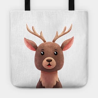 Deer cartoon Tote