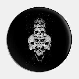 skull cross Pin