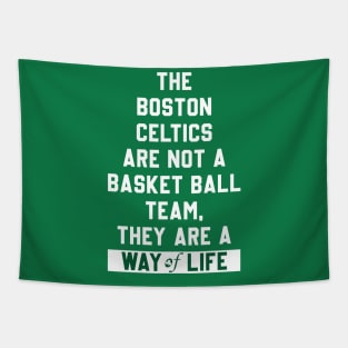 Boston Celtics are a way of life Tapestry