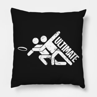 Ultimate Frisbee Players Pillow