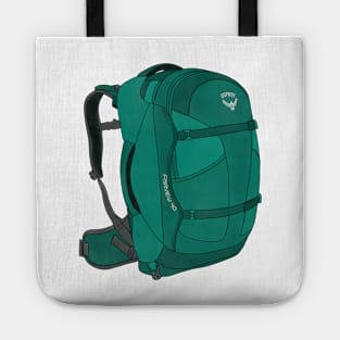 Travel Backpacking Backpack Drawing Tote