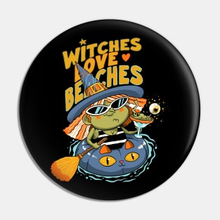 Beach witch Pin